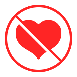 No love icon