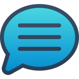 Text bubble icon