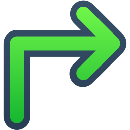 Turn right icon