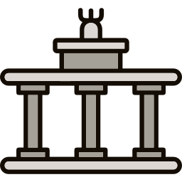 Brandenburg gate icon