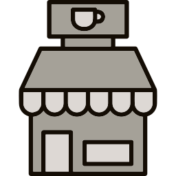 Coffee shop icon