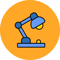 Desk lamp icon