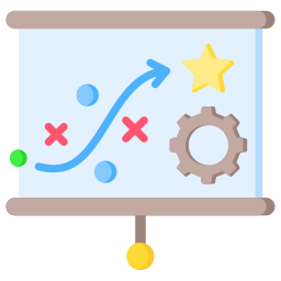 stratégie Icône