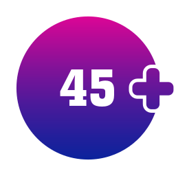 Forty five icon