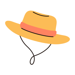 Straw hat icon