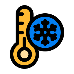 temperatura fria Ícone