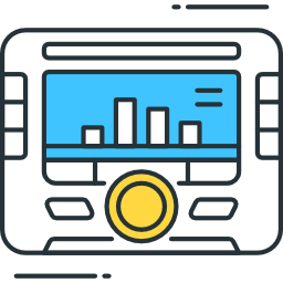 rádio do carro Ícone