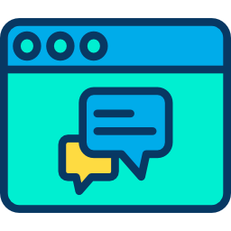 Web chat icon