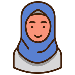 Muslim girl icon