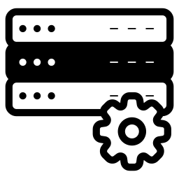 configuration de la base de données Icône