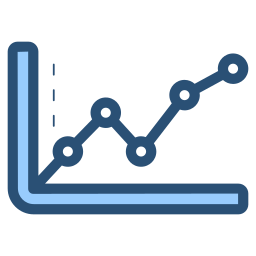 Line chart icon