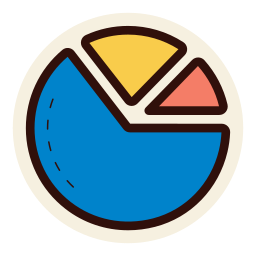 diagramme circulaire Icône