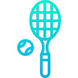 tennisracket icoon