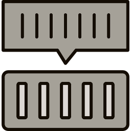 Serial code icon