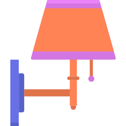 Wall lamp icon