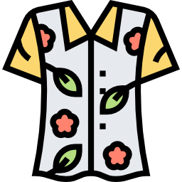 Hawaiian shirt icon