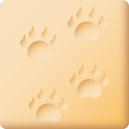 tierischer fußabdruck icon