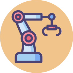 Robot arm icon