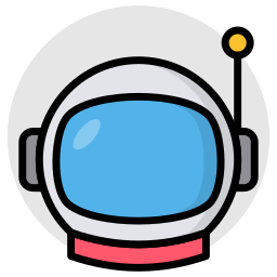 astronautenhelm icoon