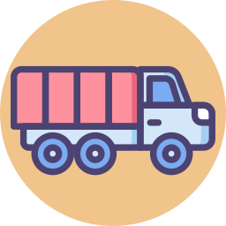 Military truck icon