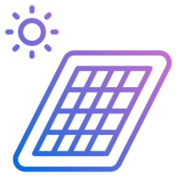 Solar panel icon