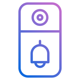 Video doorbell icon