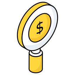 Search dollar icon