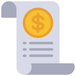 Financial report icon