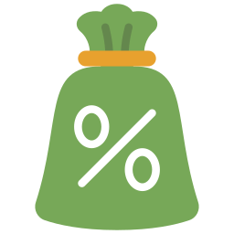 Interest rate icon