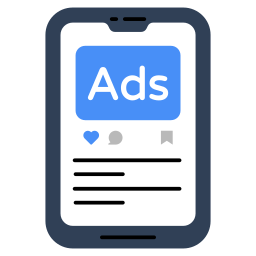 Mobile advertisement icon