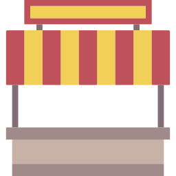 Food stall icon