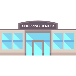 Shopping center icon