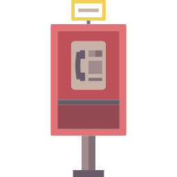 Phone booth icon