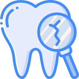 Broken tooth icon