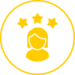 Rating stars icon