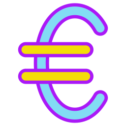 symbol euro ikona