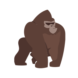 gorilla icona