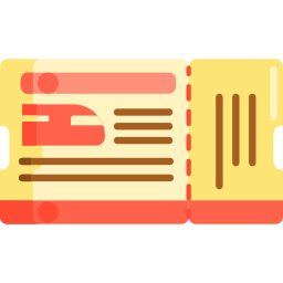 Train ticket icon