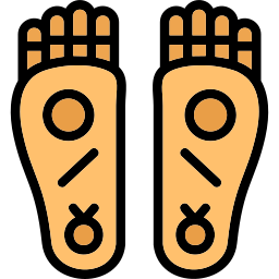 Buddhas footprint icon