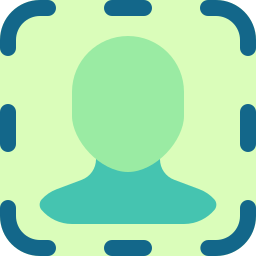 Face recognition icon