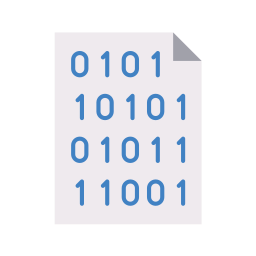 Binary code icon