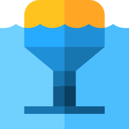 Wave power icon