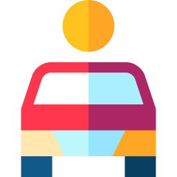 Solar car icon