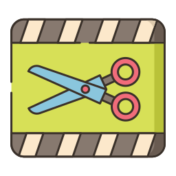 Video editing icon