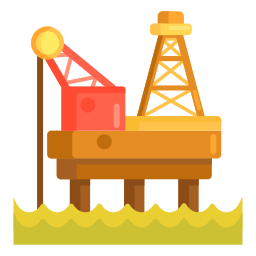 plataforma de petróleo Ícone