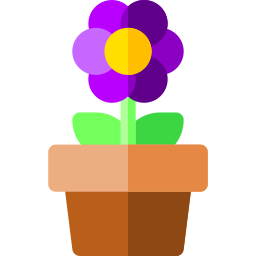 Flower pot icon