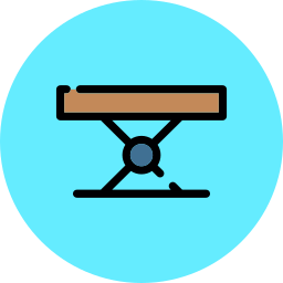 Folding table icon