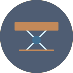 Folding table icon