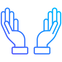 Praying hands icon