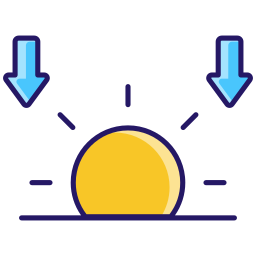 pôr do sol Ícone